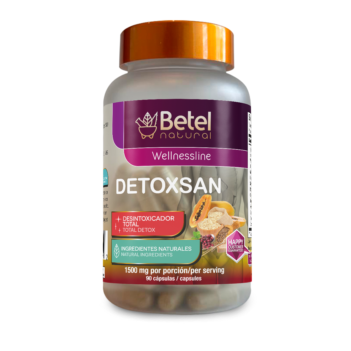 Detoxsan Cápsulas  Desintoxicante - Betel