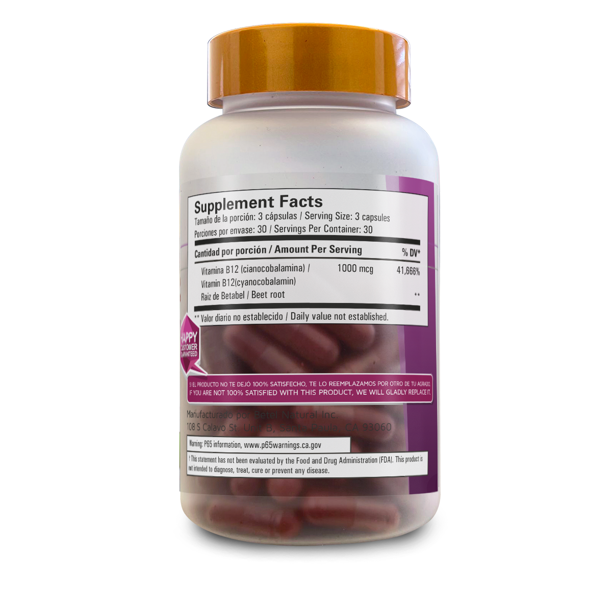 B12 Betel Capsulas