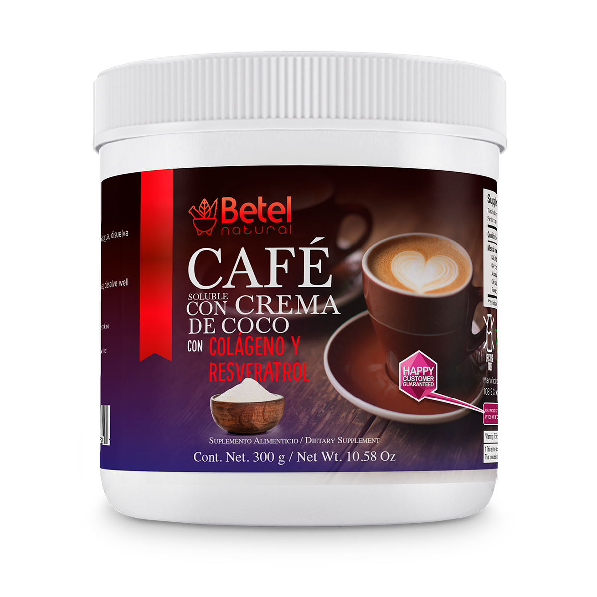 Café con crema de Coco con Colágeno y Resveratrol