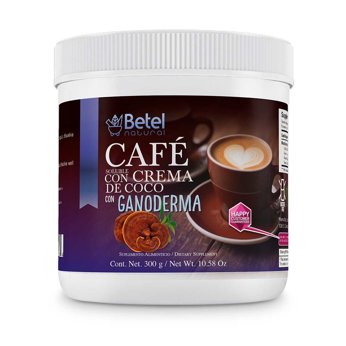 Café con crema de Coco con Ganoderma - Betel