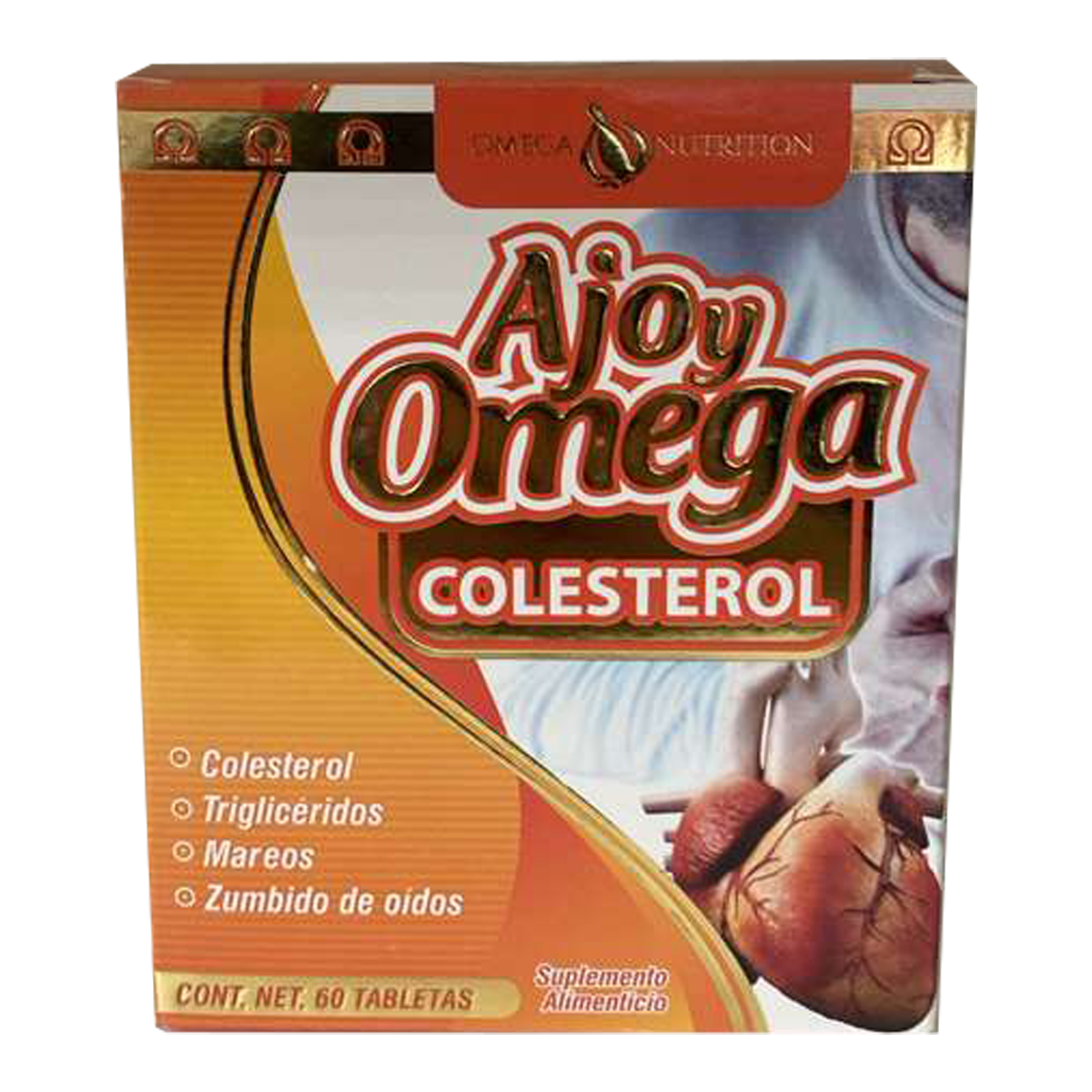Ajo y Omega Colesterol -Tabletas